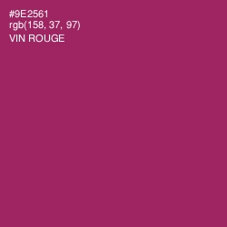 #9E2561 - Vin Rouge Color Image